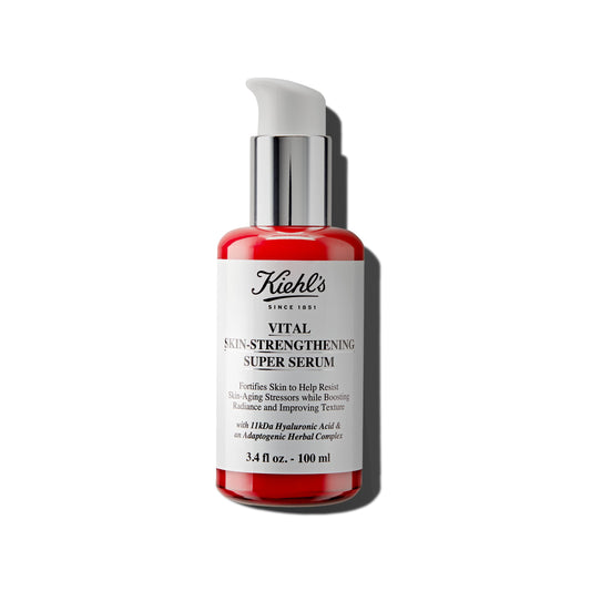 Kiehl's Vital Skin-Strengthening Hyaluronic Acid Super Serum, Boosts Radiance & Smooths Fine Lines, Improves & Renews Skin Texture, with Adaptogenic Herbal Complex, for All Skin Types