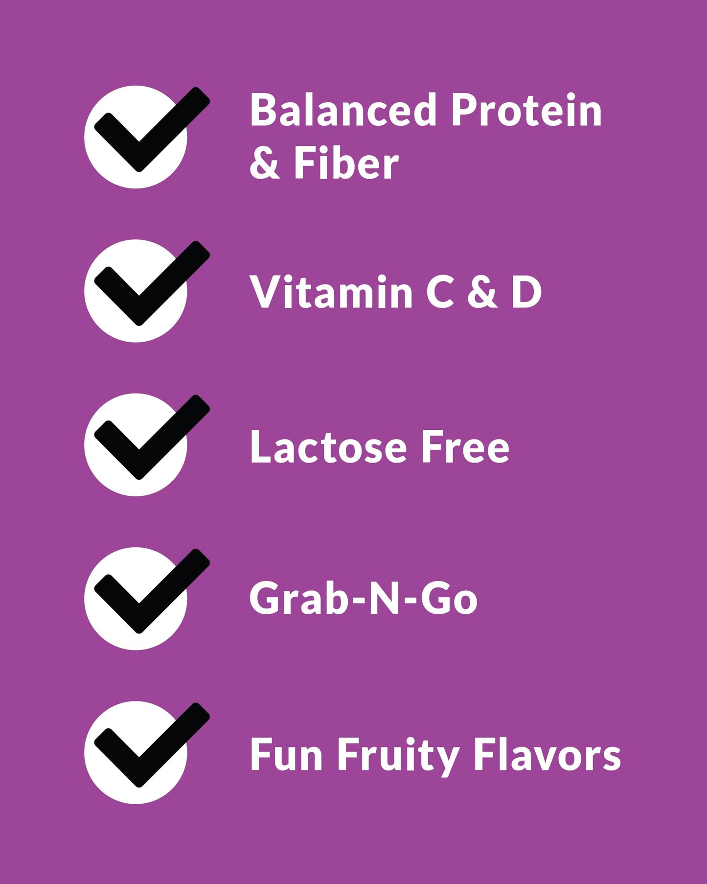 Gnubees Protein Smoothie, 6 Count – 8g Protein + 4g Fibersol | Ready-to-Drink Protein Shake For Adults with Real Fruits, Prebiotic, Non GMO, Lactose Free - Strawberry Wise, 8 fl oz