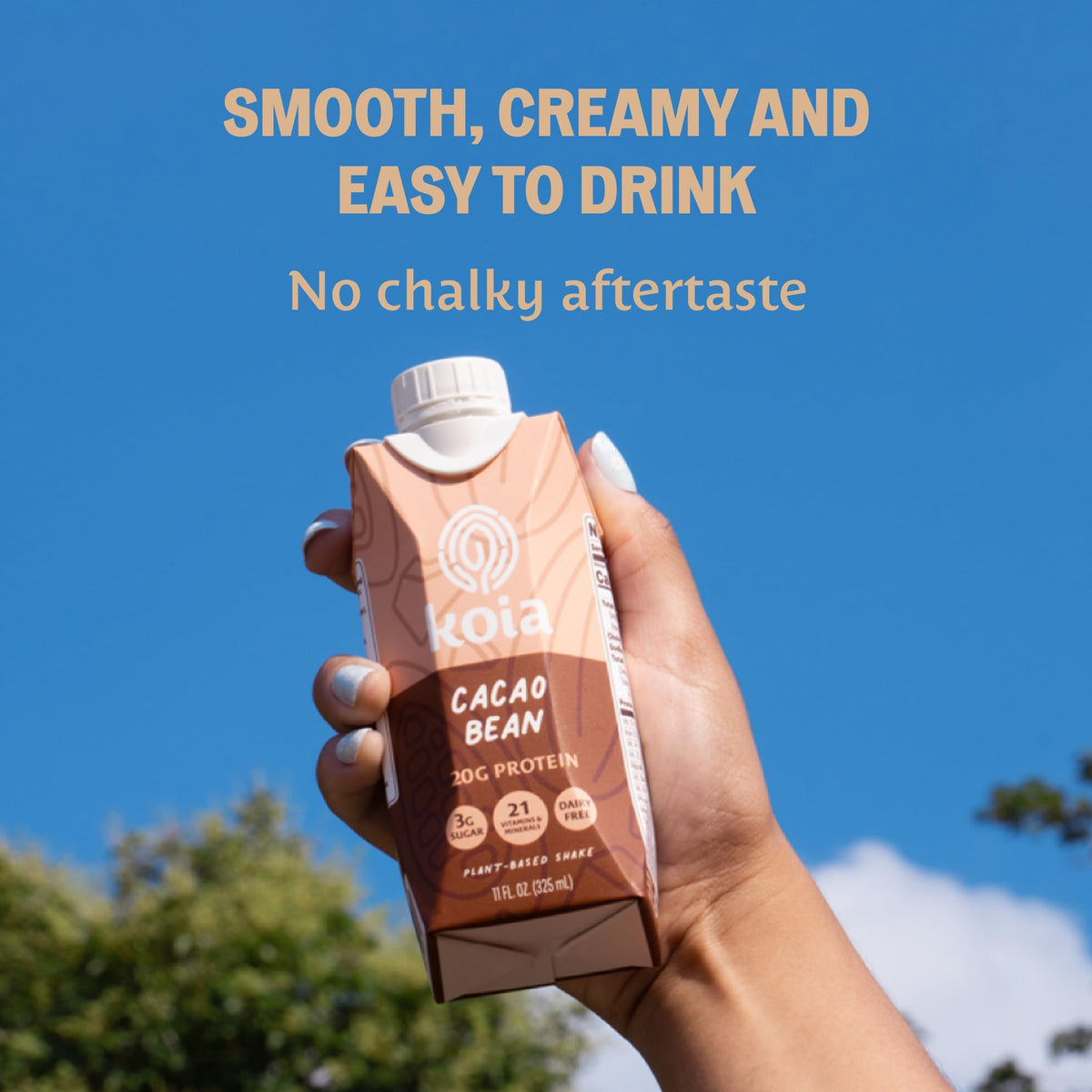 Koia Plant-Based Protein Shake, Chocolate Banana, 11 Fl Oz (Pack of 12)