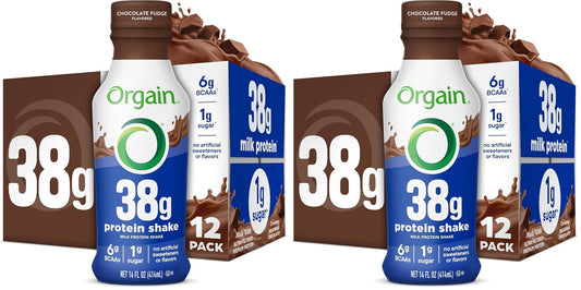 Orgain 30g High Protein Shake, Dairy Isolate Milk Protein, Vanilla Bean, 5g BCAAs, 1g Sugar Per Serving, Meal Replacement, Ready to Drink, Keto Friendly, Gluten-Free 11 Fl Oz (Pack of 12)