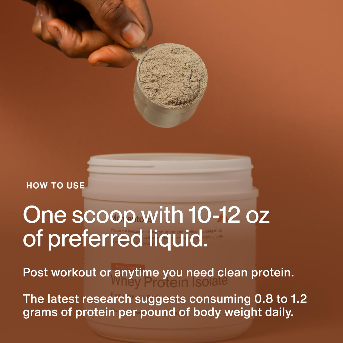 Momentous Grass-Fed Whey Protein Isolate Powder, 20g, Unflavored