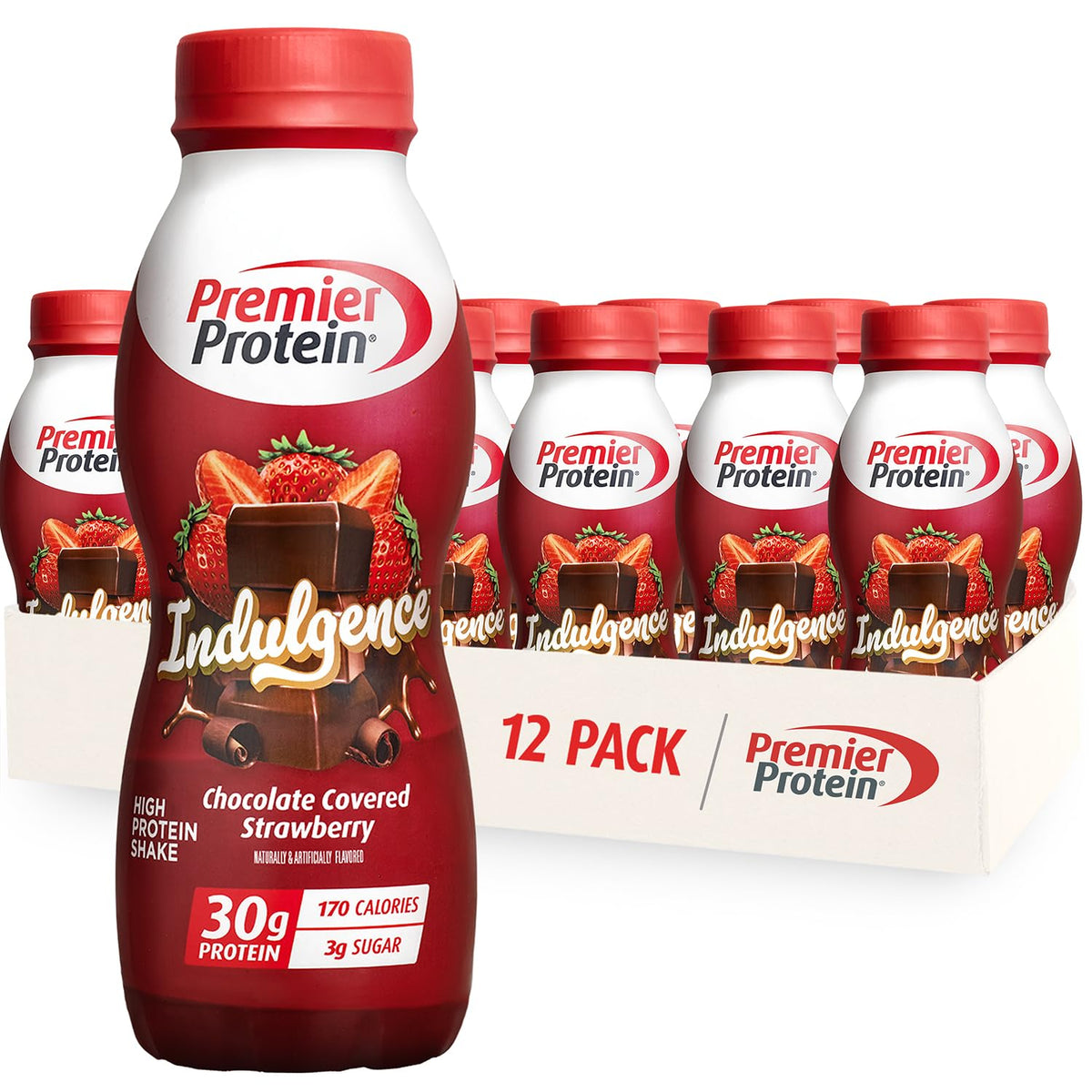 Premier Protein INDULGENCE 30g Shake, Salted Caramel Truffle, 12 Pack