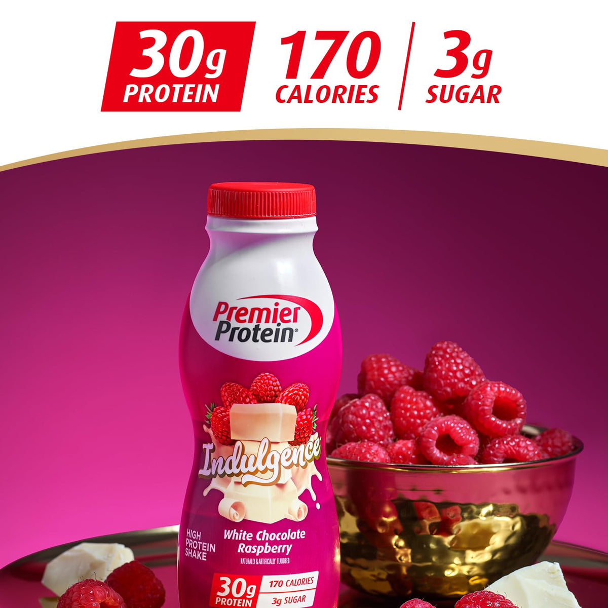Premier Protein INDULGENCE 30g Shake, Salted Caramel Truffle, 12 Pack