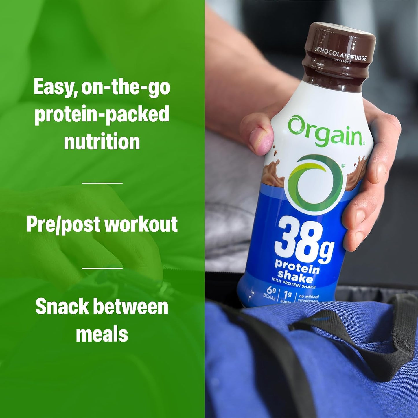 Orgain 30g High Protein Shake, Dairy Isolate Milk Protein, Vanilla Bean, 5g BCAAs, 1g Sugar Per Serving, Meal Replacement, Ready to Drink, Keto Friendly, Gluten-Free 11 Fl Oz (Pack of 12)