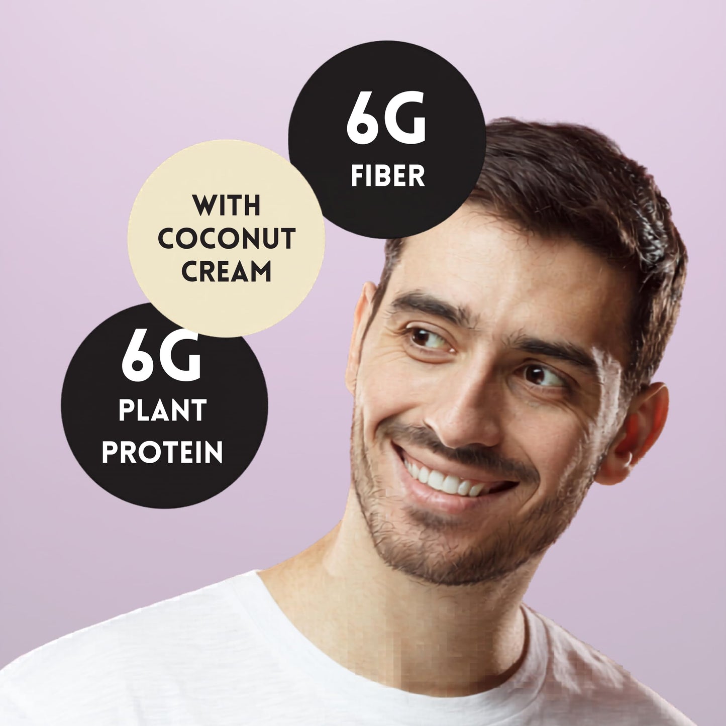 Gnubees Protein Smoothie, 6 Count – 8g Protein + 4g Fibersol | Ready-to-Drink Protein Shake For Adults with Real Fruits, Prebiotic, Non GMO, Lactose Free - Strawberry Wise, 8 fl oz