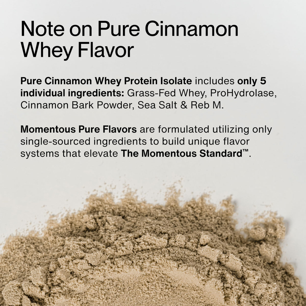 Momentous Grass-Fed Whey Protein Isolate Powder, 20g, Unflavored