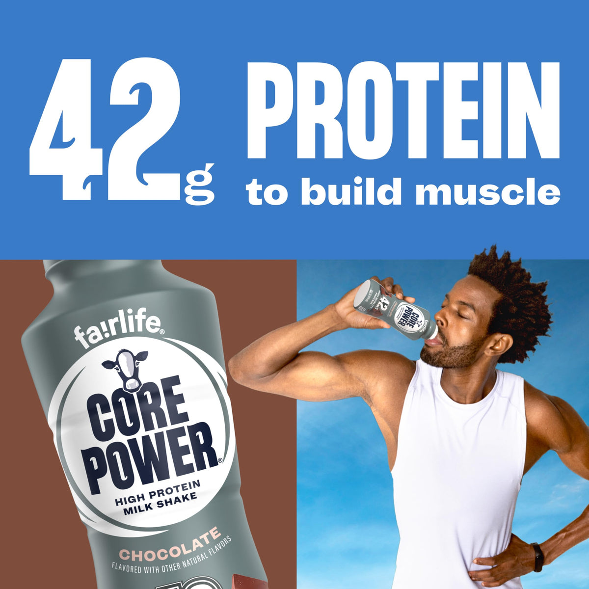 Core Power Elite High Protein Shake, Strawberry, 42g Bottle, 14oz, 12 Pack