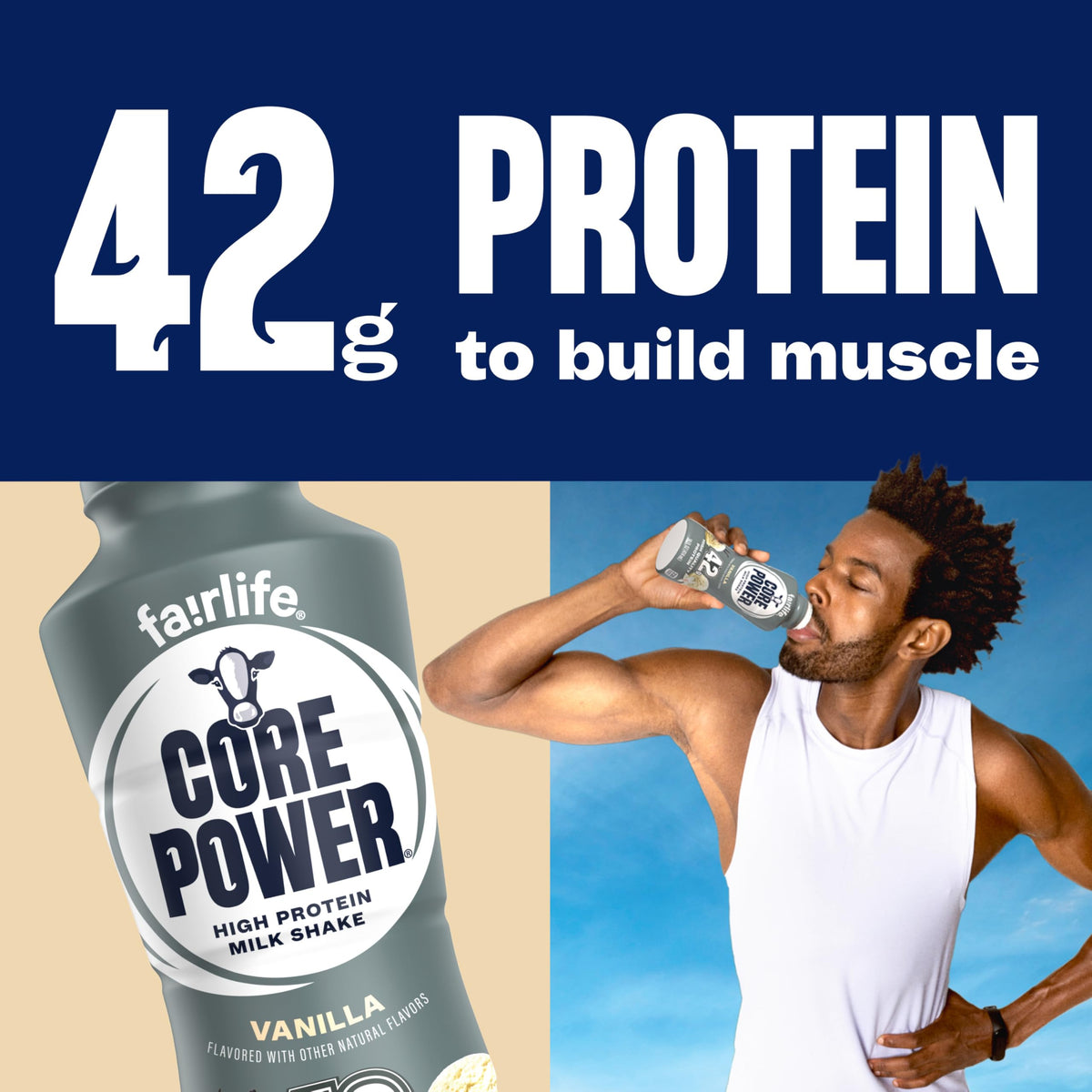 Core Power Elite High Protein Shake, Strawberry, 42g Bottle, 14oz, 12 Pack