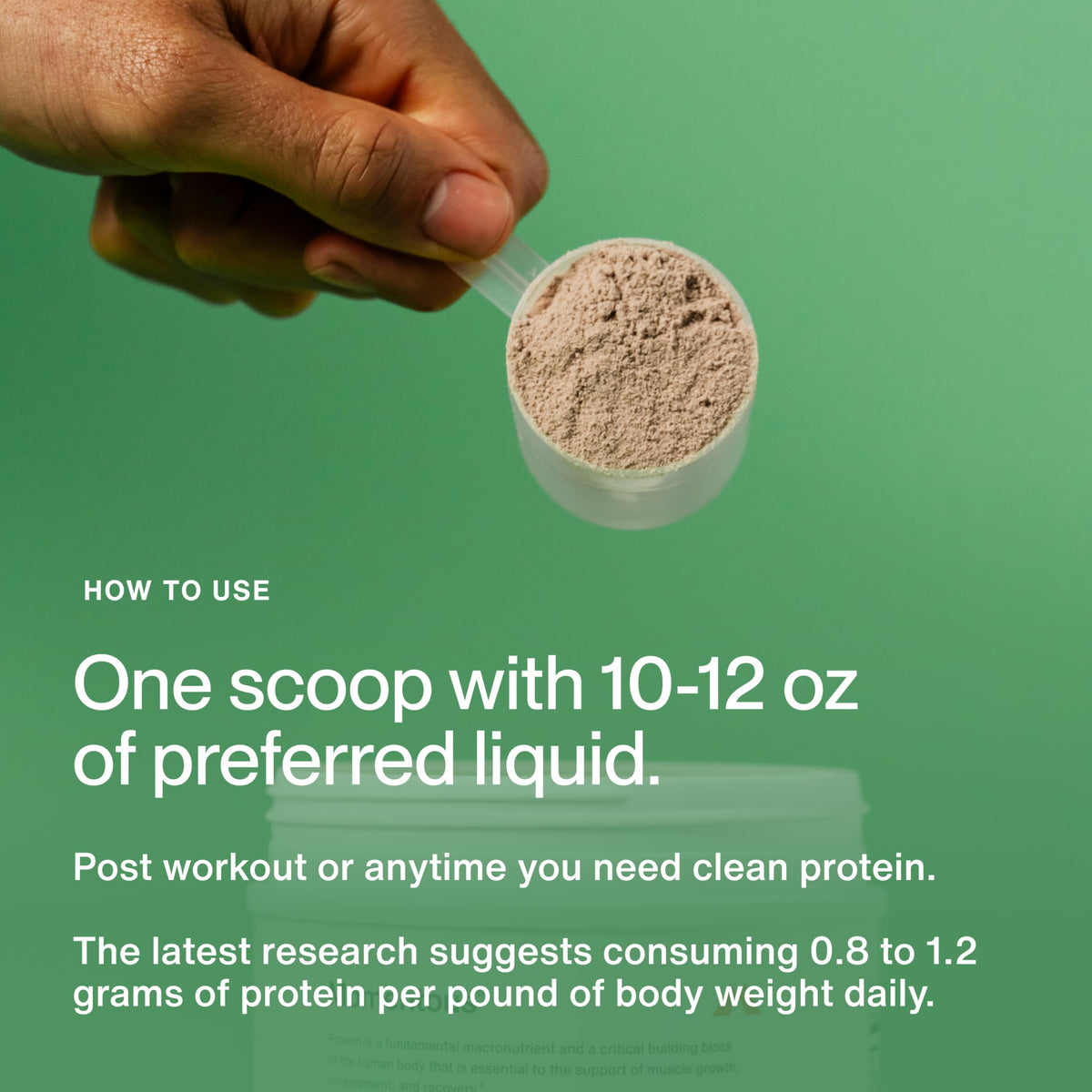 Momentous Grass-Fed Whey Protein Isolate Powder, 20g, Unflavored
