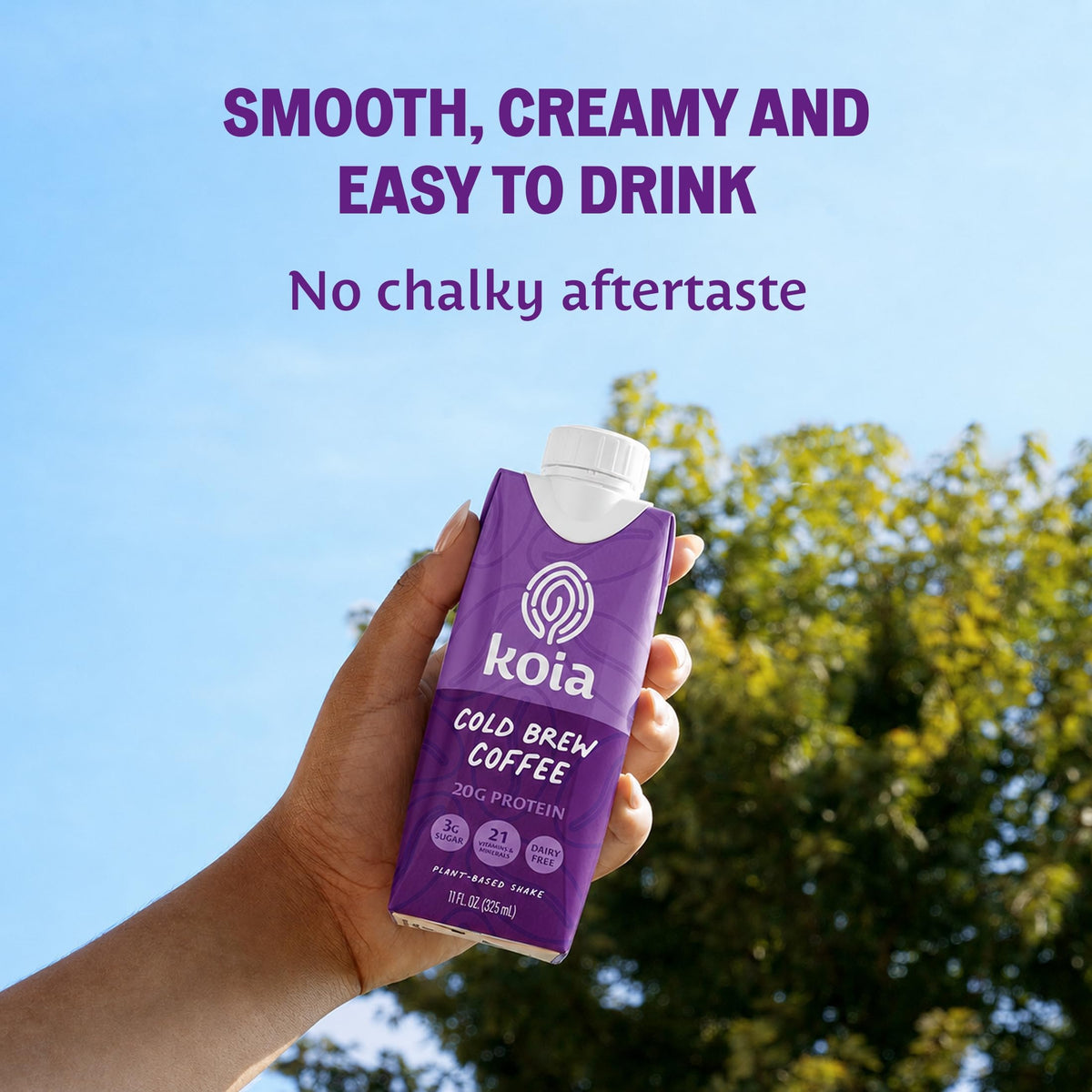 Koia Plant-Based Protein Shake, Chocolate Banana, 11 Fl Oz (Pack of 12)