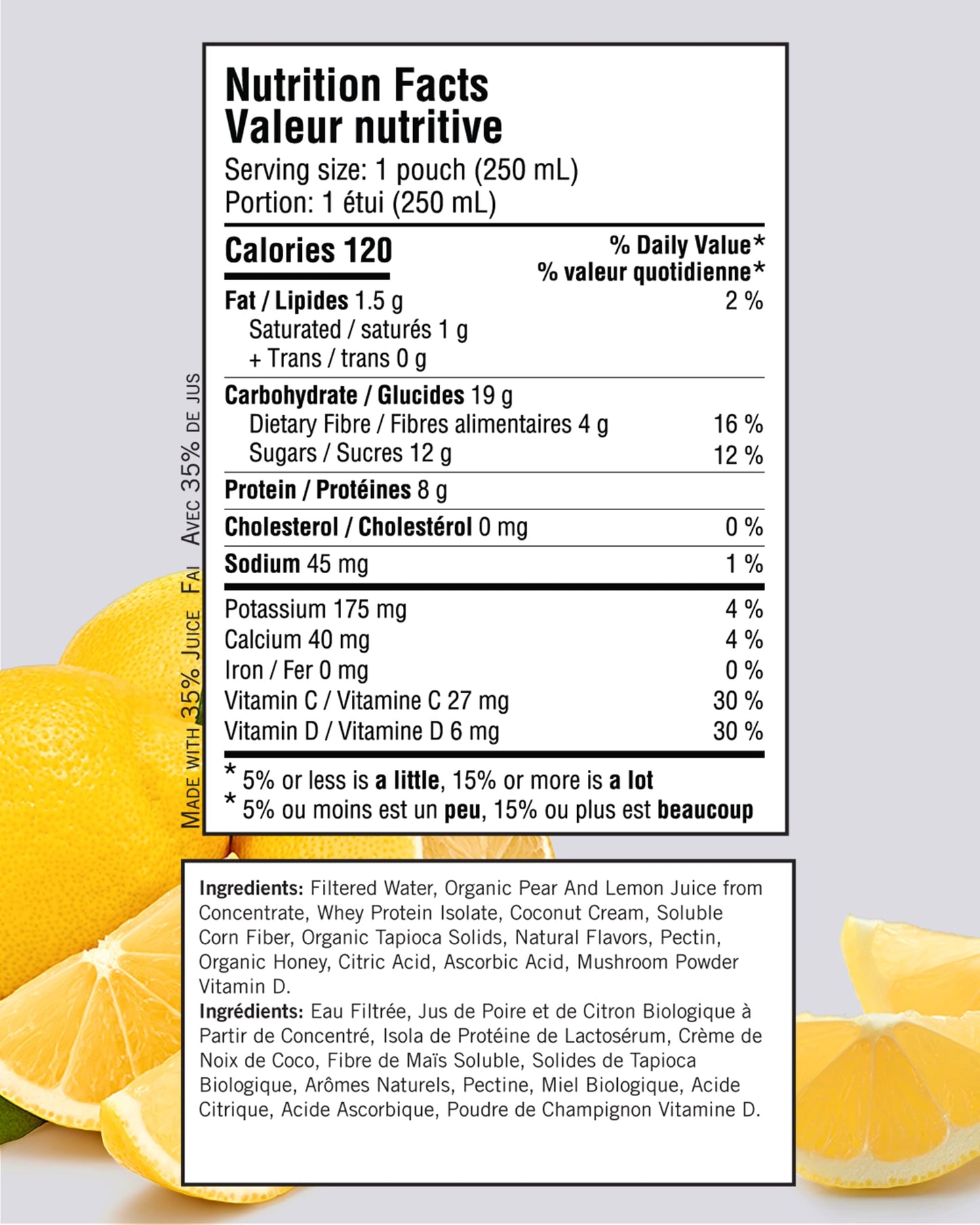 Gnubees Protein Smoothie, 6 Count – 8g Protein + 4g Fibersol | Ready-to-Drink Protein Shake For Adults with Real Fruits, Prebiotic, Non GMO, Lactose Free - Strawberry Wise, 8 fl oz